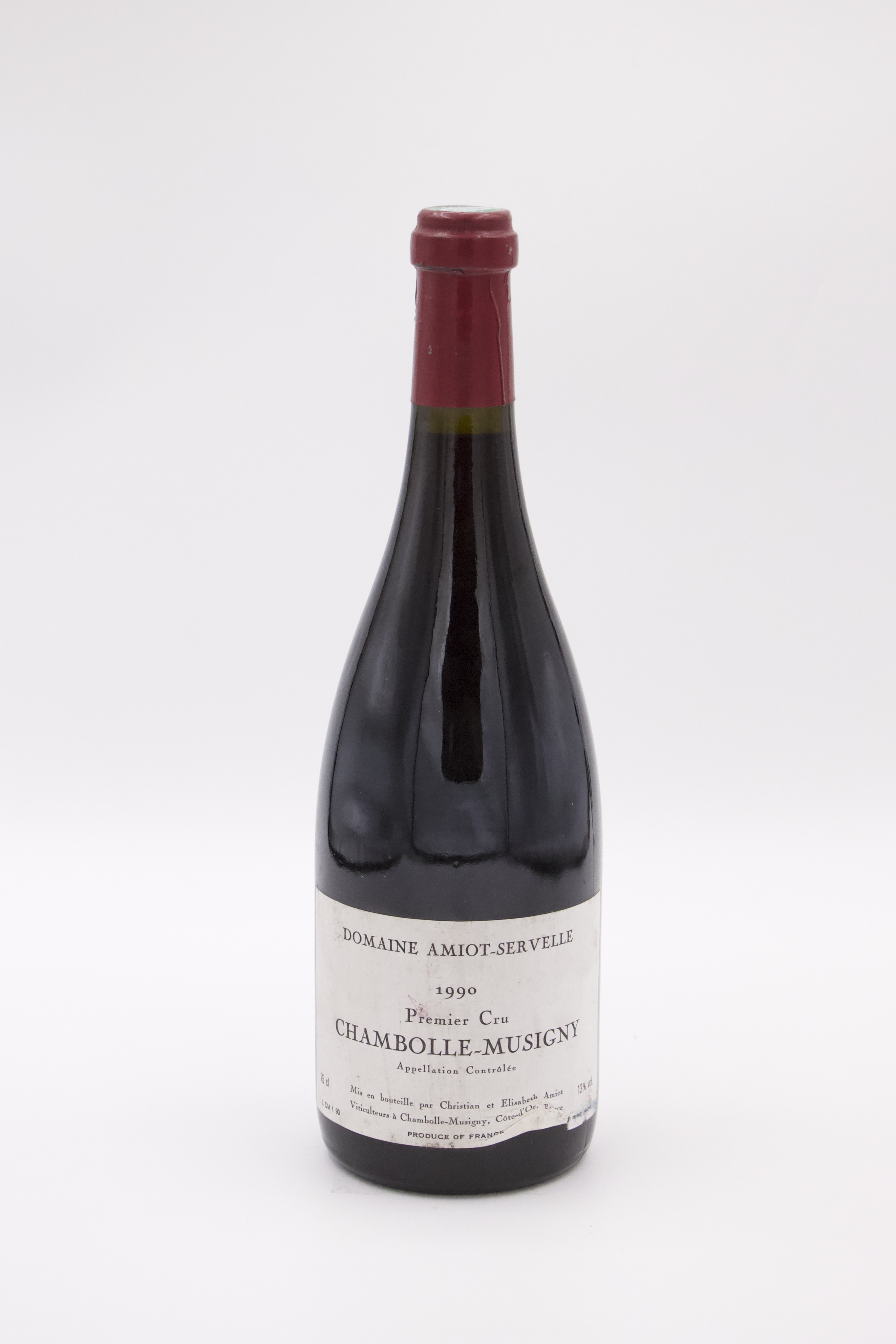 Amiot Servelle Chambolle Musigny Premier Cru - 1990