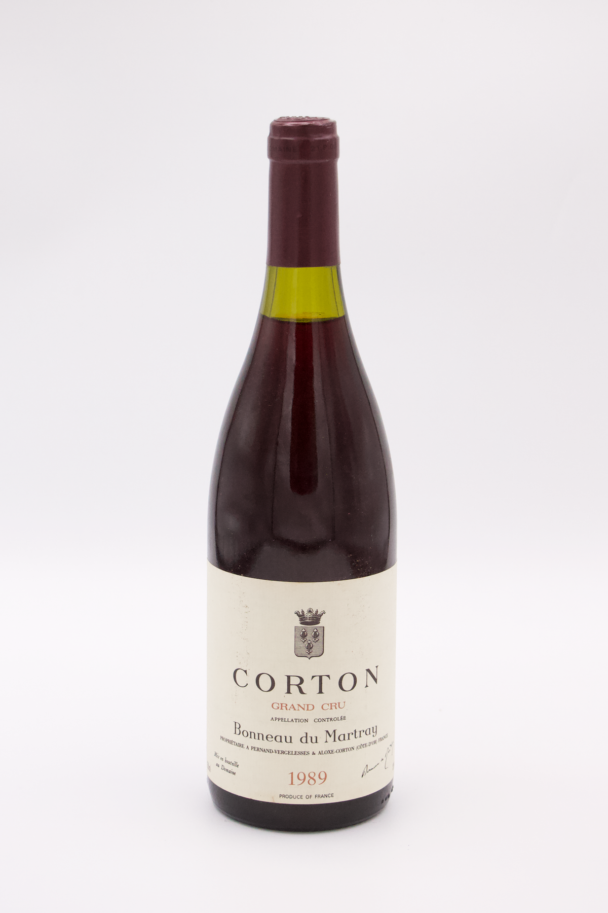 Bonneau du Martray Corton Grand Cru - 1989