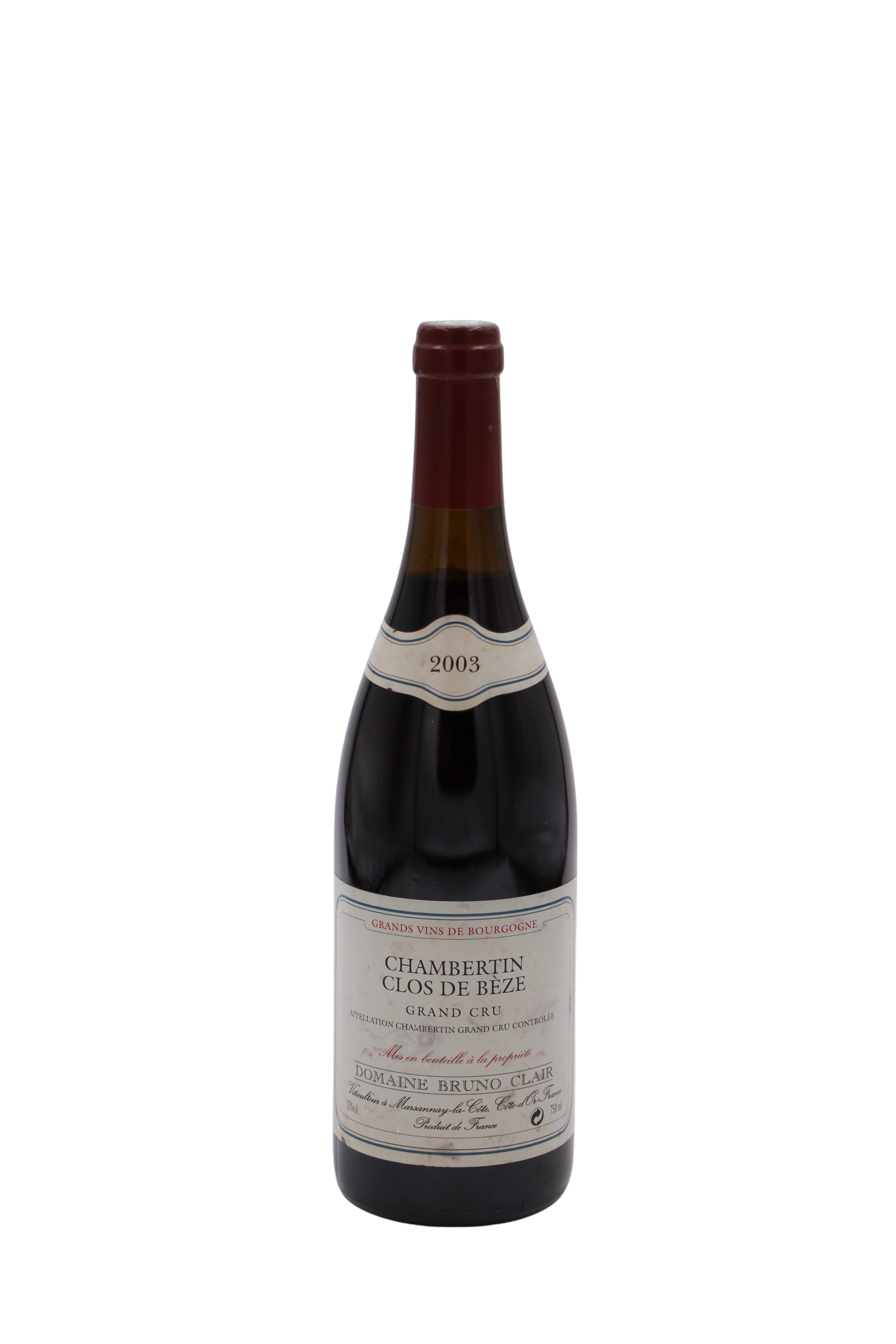 Bruno Clair Chambertin Clos De Beze Grand Cru - 2003