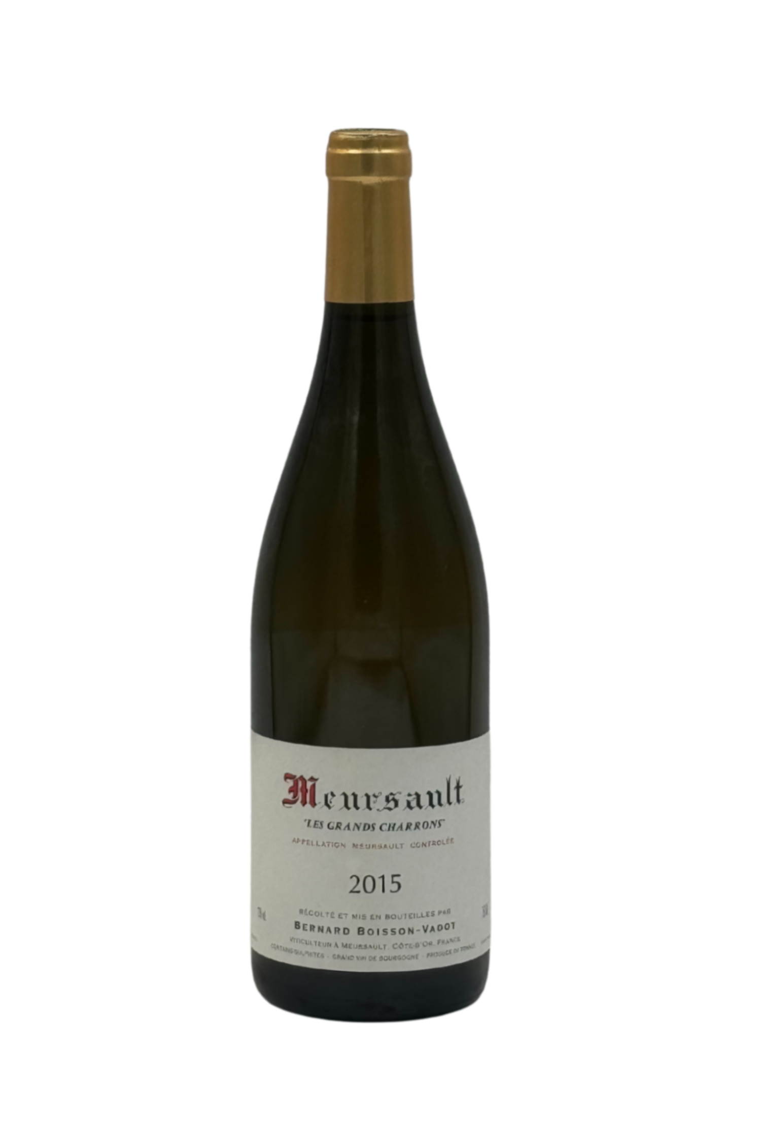 Boisson Vadot Meursault Les Grands Charrons - 2015