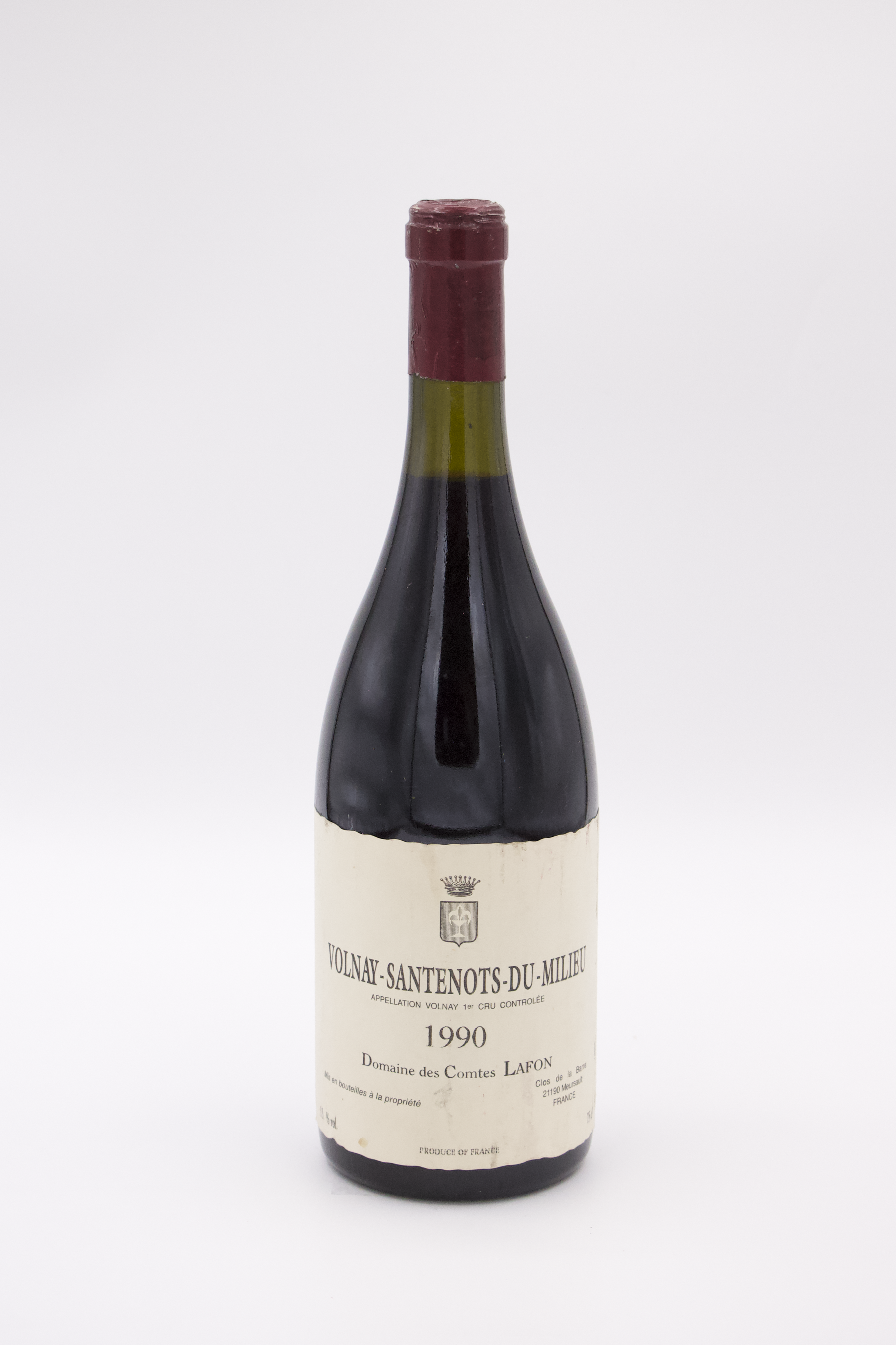 Comtes Lafon Volnay Premier Cru Santenots du Milieu - 1990