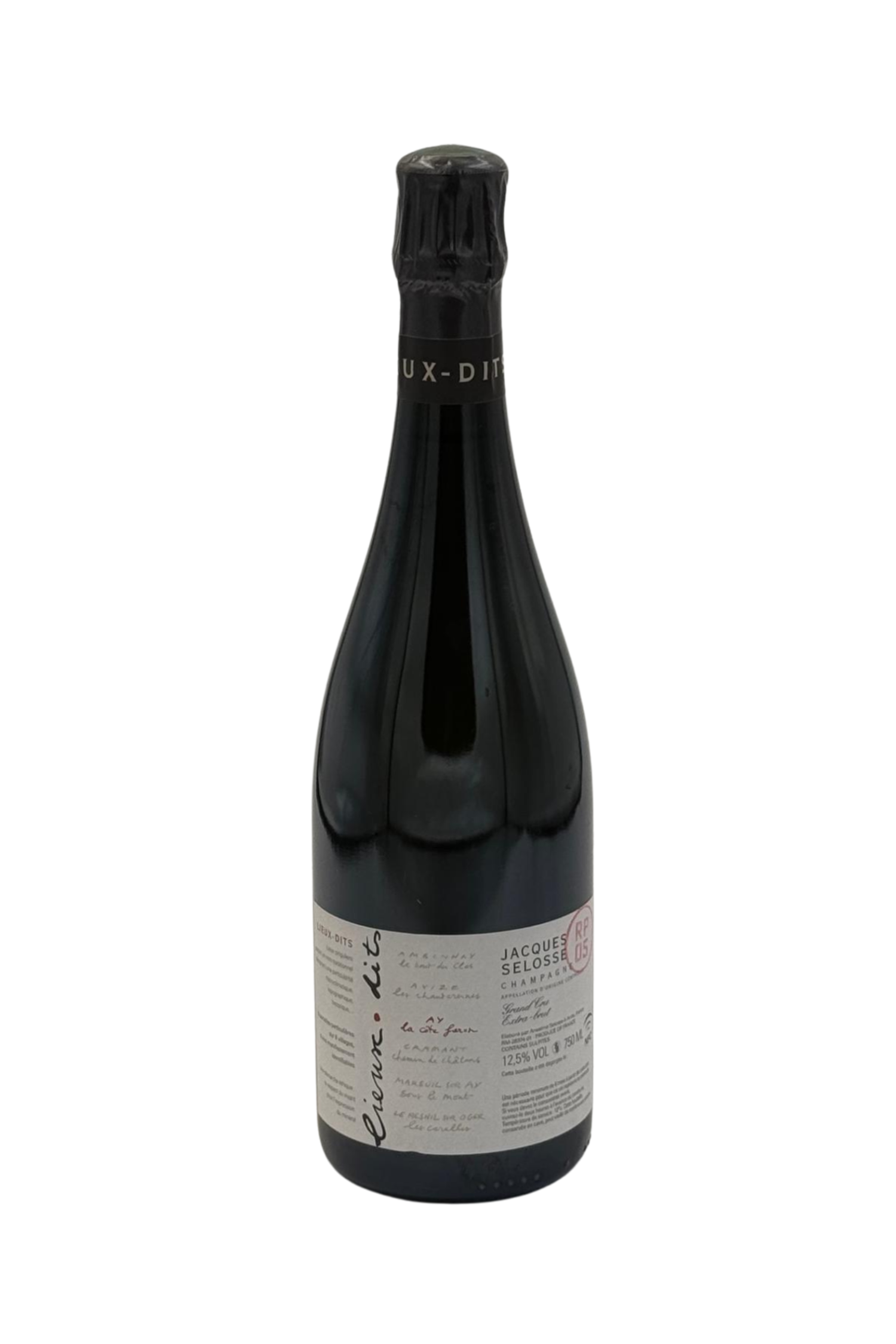 Jacques Selosse Lieux-dits 'La Cote Faron' Blanc de Noirs Ay Grand Cru Extra Brut - Reserve Personnelle - 2005