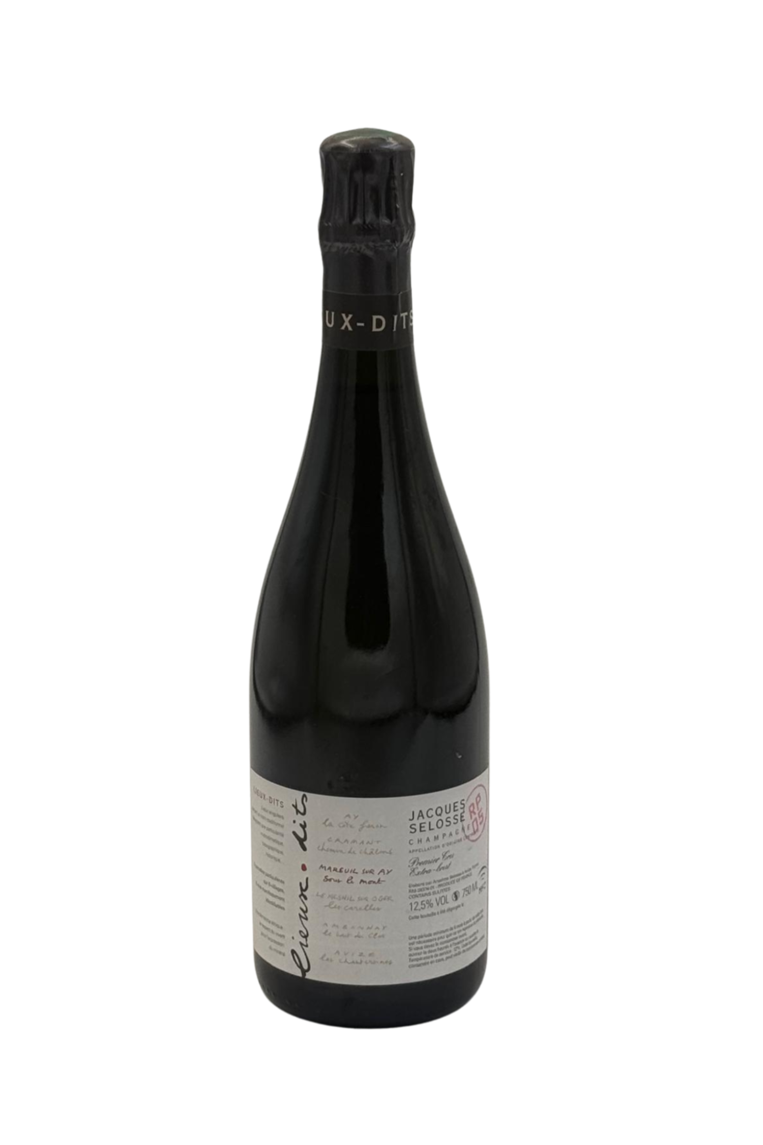 Jacques Selosse Lieux-dits 'Sous le Mont' Mareuil Sur Ay Grand Cru Extra Brut - Reserve Personnelle - 2005
