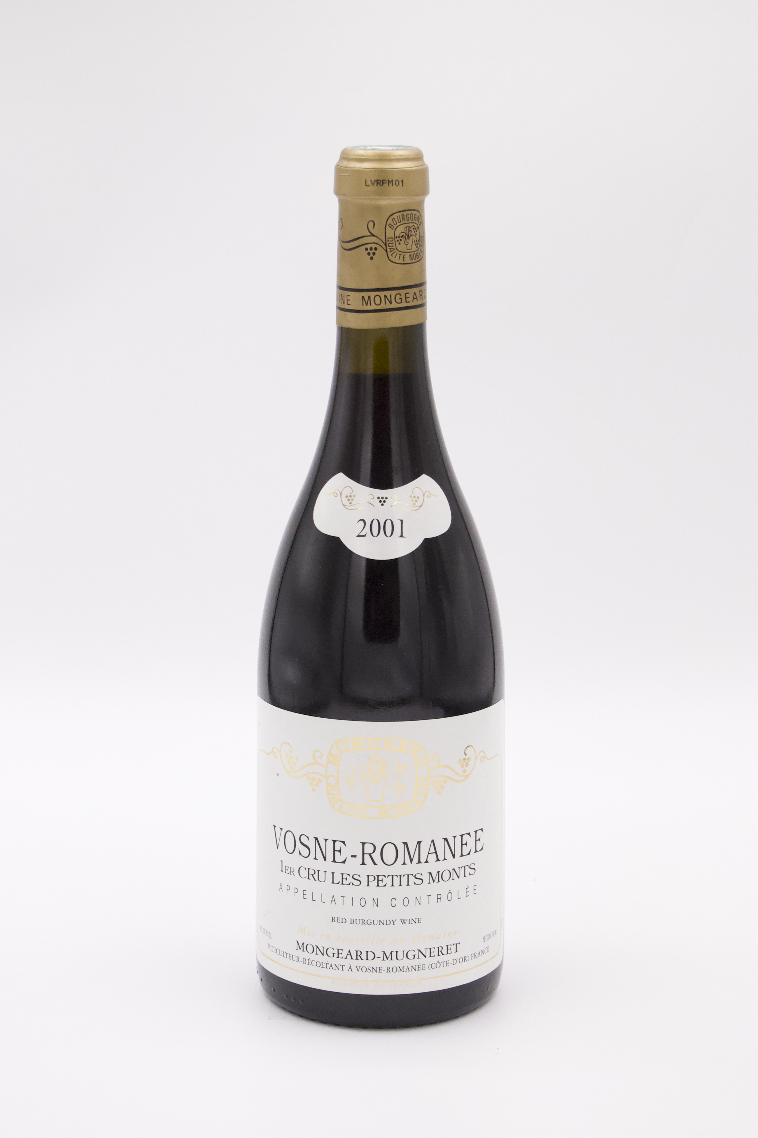 Mongeard Mugneret Vosnee Romanee Premier Cru Les Petits Monts - 2001