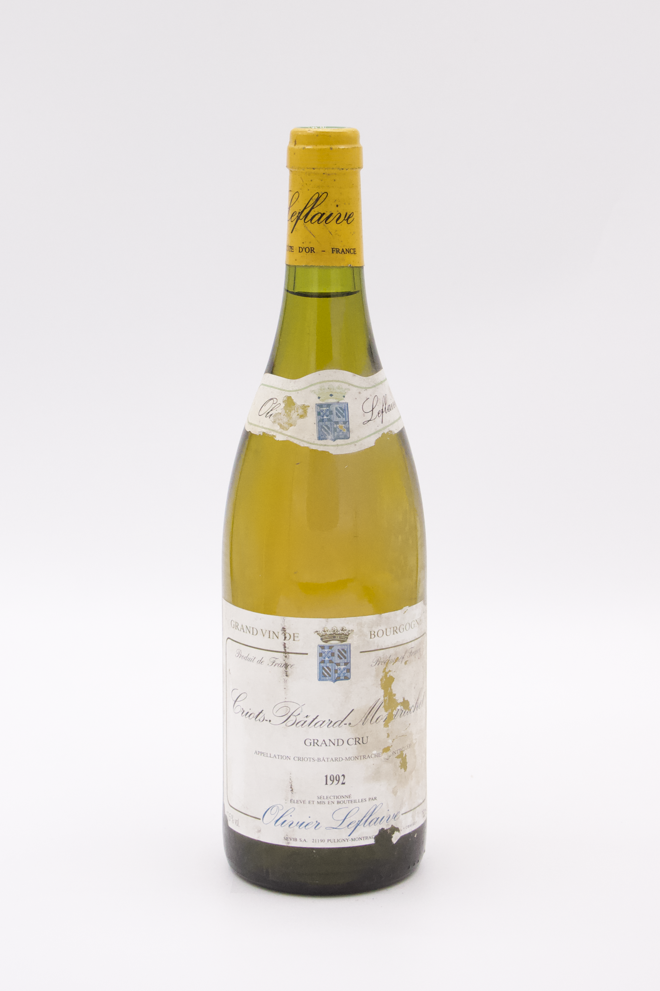Olivier Leflaive Criots Batard Montrachet Grand Cru - 1992