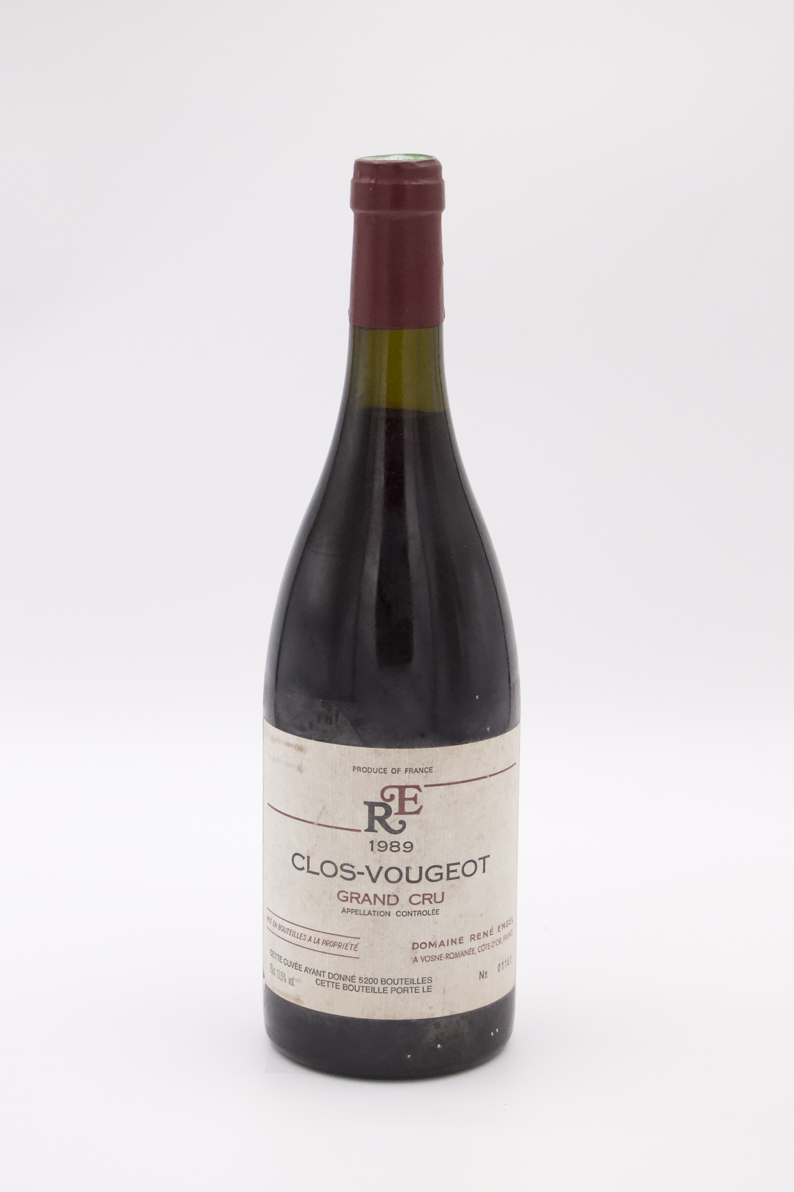 Rene Engel Clos Vougeot Grand Cru - 1989
